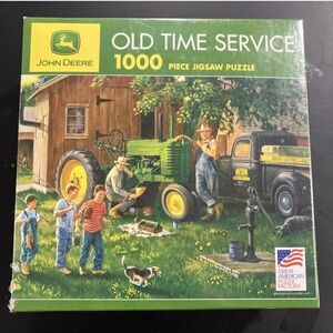 John Deere Puzzle Old Time Service 1000 Piece Jigsaw 19 1/4" X 26 5/8 New